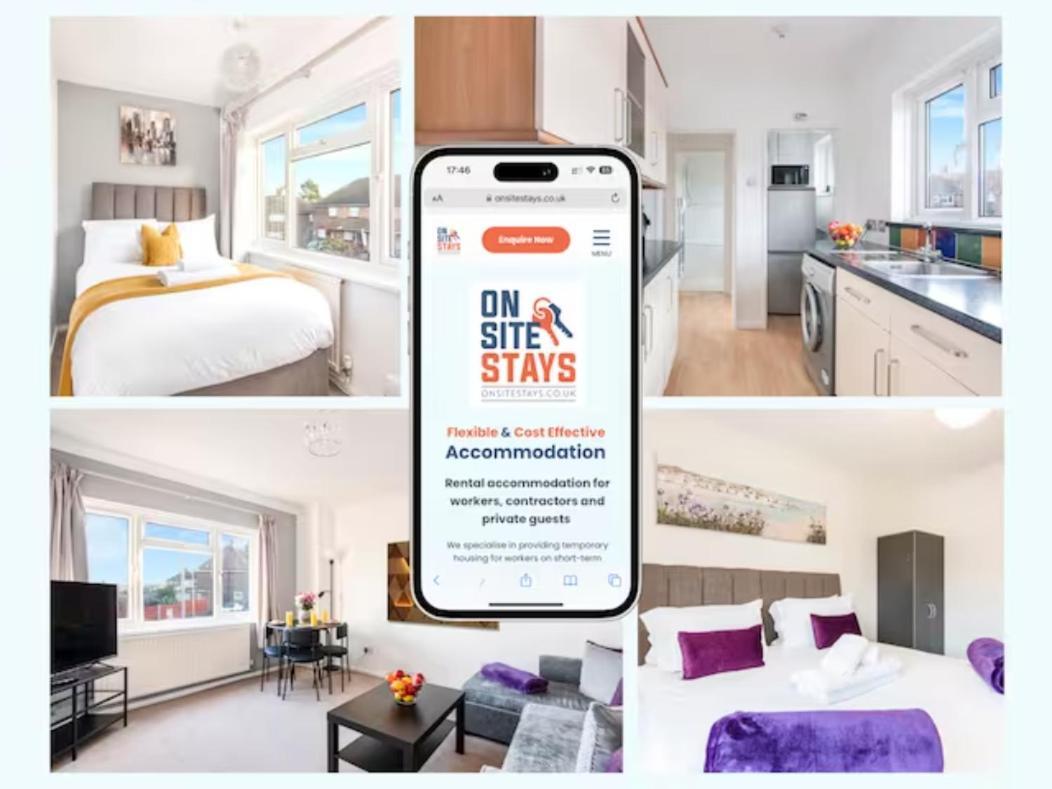 Onsitestays - Cosy 2-Bedroom Apartment With Private Entrance & Long Stay Prices Gravesend Exterior photo